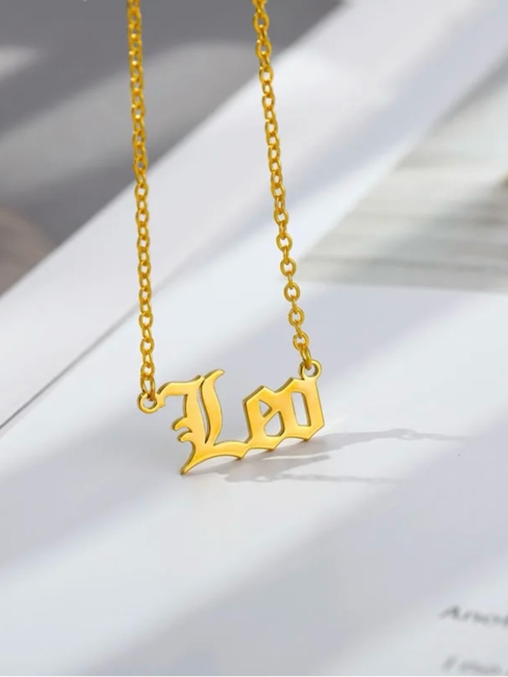 Leo ♌️ 18k Gold Plated Stainless Steel Zodiac Sign Necklace